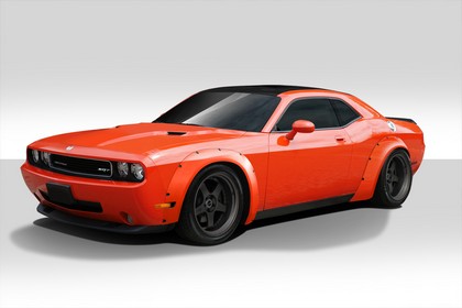 Duraflex 4 Piece Novara Wide Body Kit 08-up Dodge Challenger - Click Image to Close